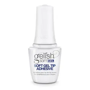 Gelish Soft Gel Tip Adhesive 15 mL - 0.5 Fl. Oz Bottle #1148010