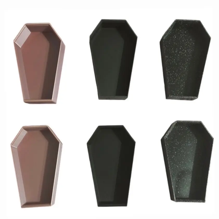 Coffin Shaped Floating Trinket Shelf