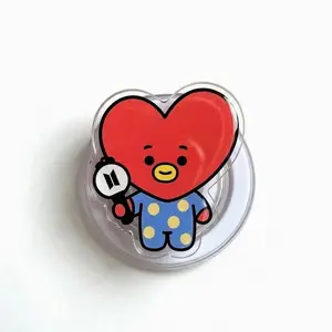 (Hot) Cute Heart Character Phone Grip Magsafe, We Comeback Tour Phone Grip Holder, Funny K-pop Phone Holder, Cartoon Animal Kindle Grip, Gift for Girls Boys