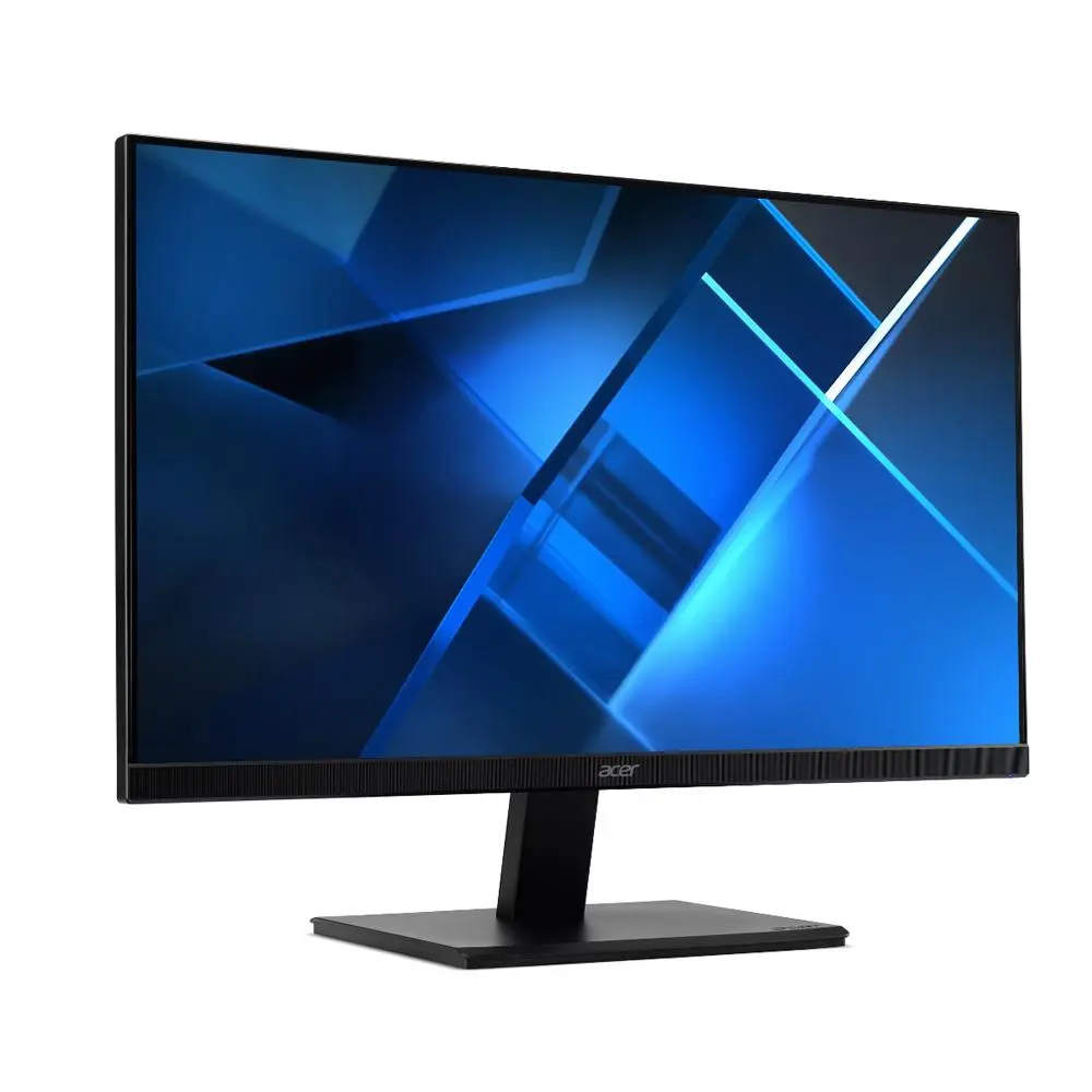 Acer V227Q H 21.5" Flat Widescreen LCD Screen Computer Monitor - Black, Eco-Certified for Adults' Work Use, Pcr Plastics