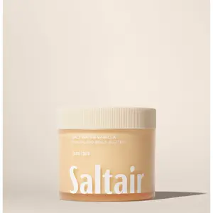 Saltair Salt Water Vanilla Body Butter – Deep Moisture Cream with Ceramides, Coconut & Sea Buckthorn Oils – 24-Hour Hydration – 10 fl oz
