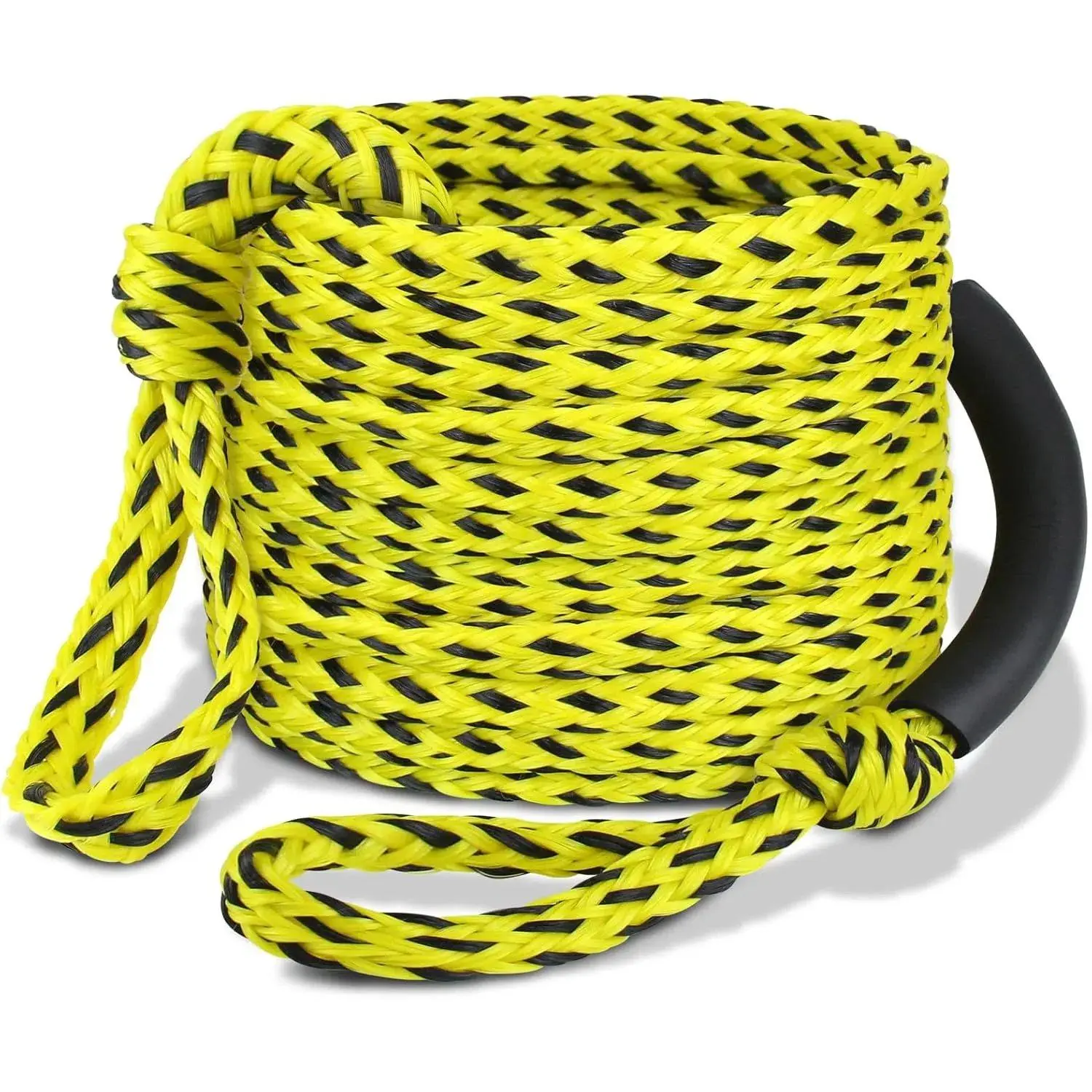 Boat Tow Rope 60ft 3-6K, Floating Ropes for Towable Tubes，Watersport Accessories