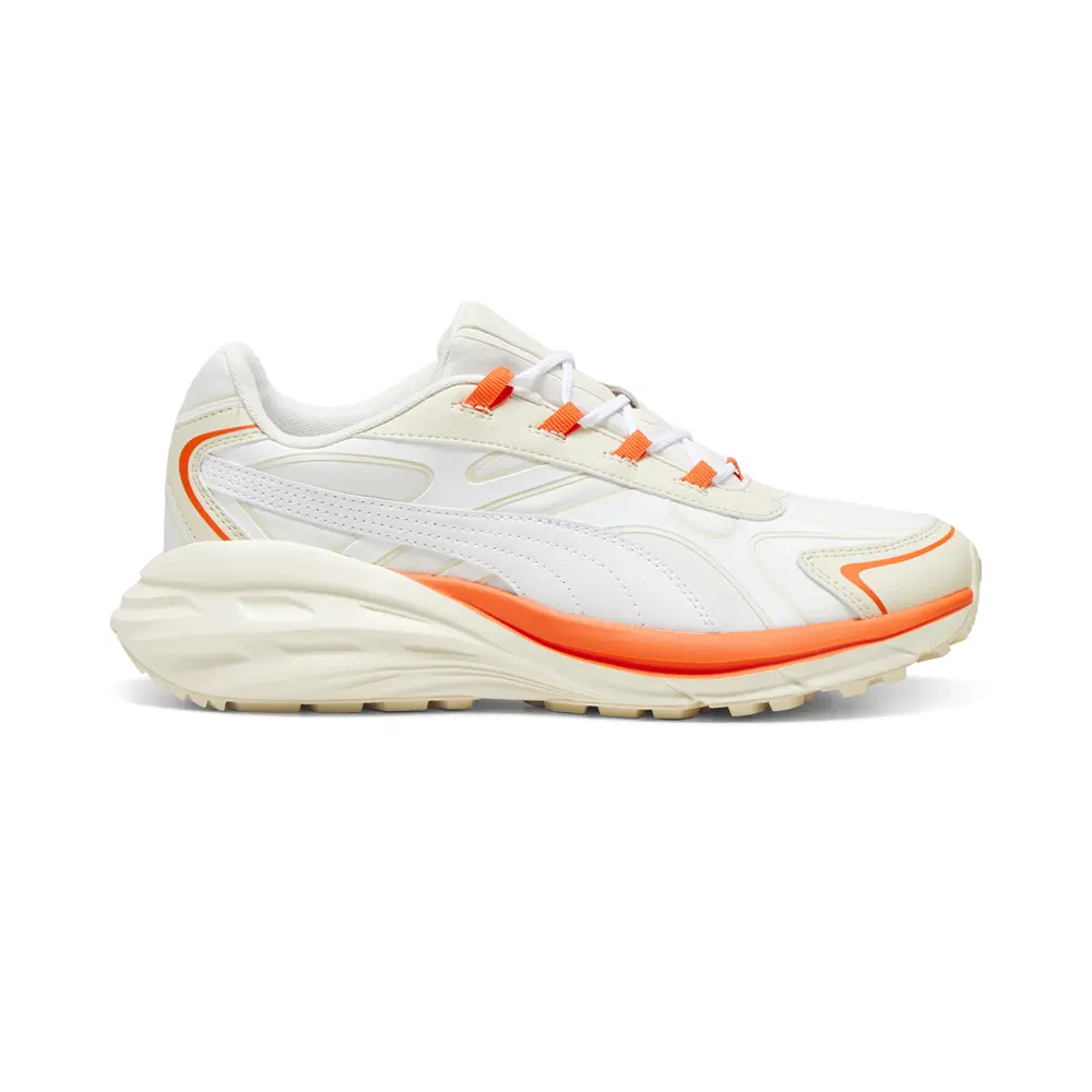 PUMA Mens Hypnotic Ls Abrupt Lace Up Sneakers Shoes Casual - White