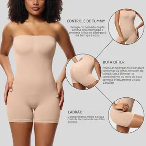 Custom Women's Shapewear Bodysuit with Detachable Straps