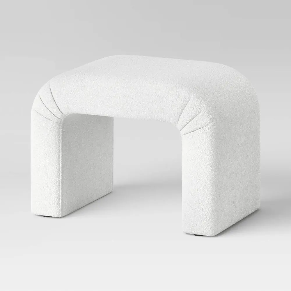 Cicely Waterfall Ottoman Cream Boucle - Threshold Cicely Waterfall Ottoman Cream Boucle - Threshold