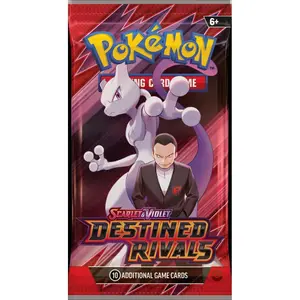 Pokémon TCG: Destined Rivals Booster Pack - Scarlet & Violet Series - 10 Additional Game Cards - English Trading Cards - Ages 6+