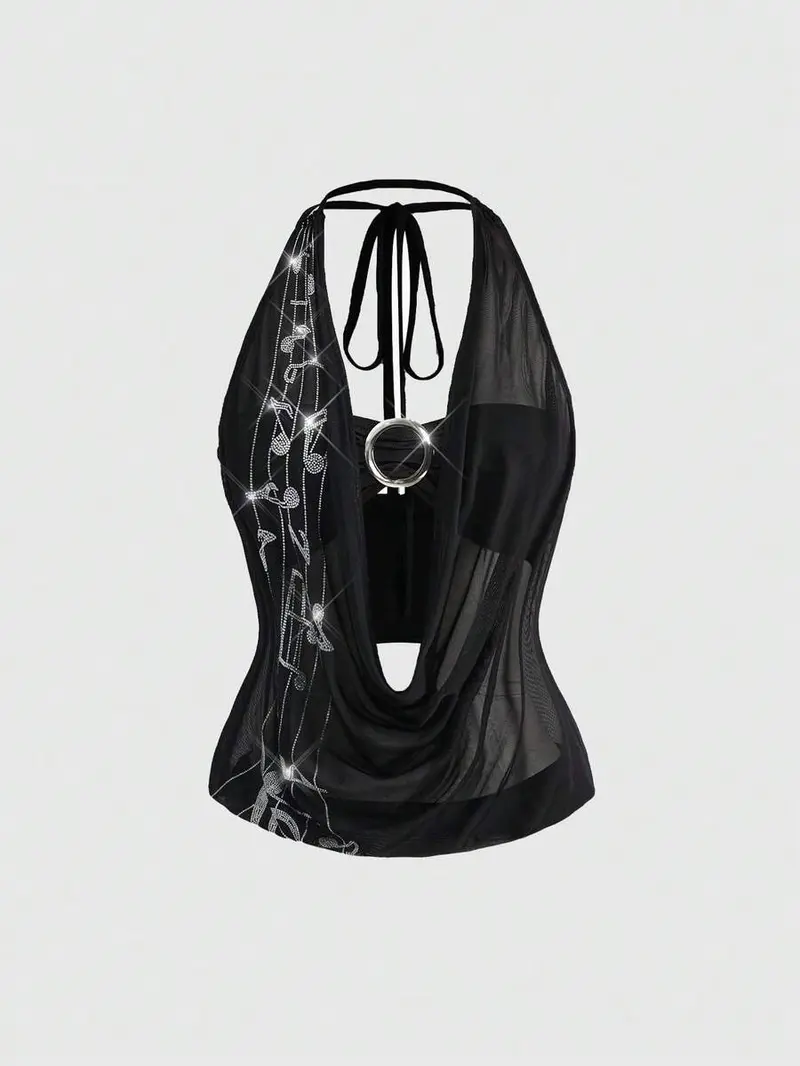 ZESTY NOX Gothic Style Everyday Wear Western New Gothic Sexy
