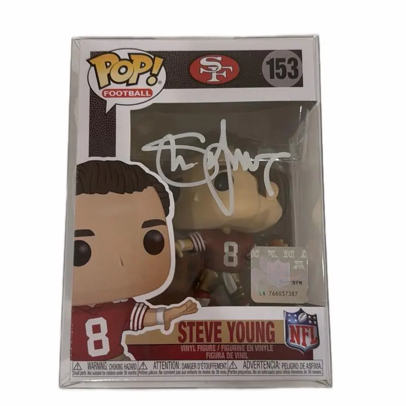 Autograph Steve Young POP NFL 153 Vinyl Figure Unique Design Eye Catching Collectible for Fans and Collectors
