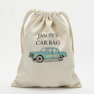 Car Bag Custom Drawstring Sack