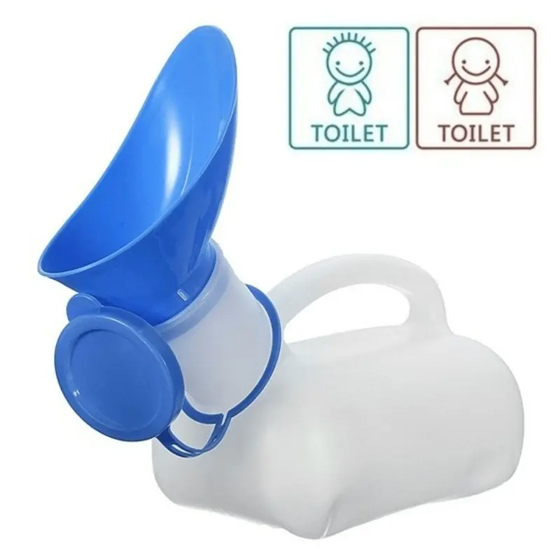 Portable Toilet for Men & Women, Abs Material, Lightweight Outdoor Camping Potty, Travel Emergency Toilet, Camping Toilets Portable, 33.81oz Capacity