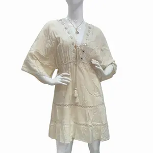 Azure Short Butterfly Cut Dress