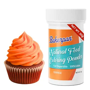 Bakerpan Natural Food Coloring Powder for Baking- 30 g – Plant-Based, Oil-Based, Dye-Free Coloring for Buttercream Frosting, Chocolate, Candy, Icing, Cakes