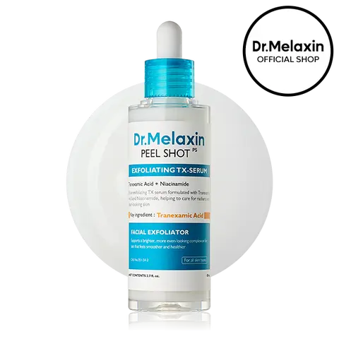 [Dr.Melaxin Official] Peel Shot Exfoliating TX-Serum 80ml, Tranexamic Acid & Niacinamide Gentle Peeling for Dark Spot Care
