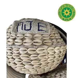 Igba Aje 7" - Authentic Nigerian Gourd with Beads & Snails for Orisa Aje - 100% Original Imported from Isese Artisans