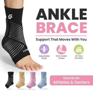 Ankle Brace for Pain Relief | Stops Sprain Pain Fast • Stabilizes Weak Ankles • Plantar Fasciitis & Achilles Support
