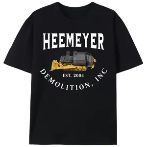 Heemeyer Demolition Killdozer Legend Men’s Graphic Tee |   Unisex True Crime Rebel Casual T-Shirt |   Summer Meme History Fan Gift