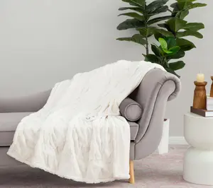 Berkshire Diamond Quilted Grace Fur 50x60 Heated Throw Berkshire Diamond Quilted Grace Fur 50x60 Heated Throw