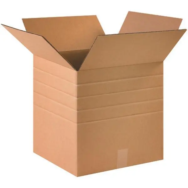 Box Partners MD161616 16 in. x 16 in. x 16 in. Multi-Depth Corrugated Boxes- 10