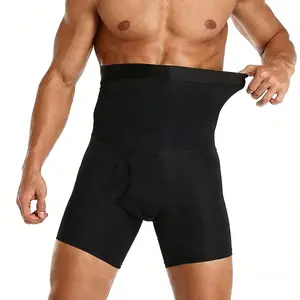 Men Tummy Control Shorts Body Shaper Compression High Waist Trainer Belly Control Shapewear Boxer Underwear Fajas