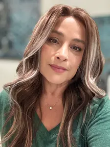 CARKIRA Esme Sunlit Truffle 22 Inch Loose Curl 13x4 HD Lace Front Synthetic Wig Glueless Pre-Cut Natural Hairline Heat-Friendly