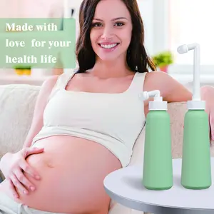 Postpartum Portable Travel Bidet Leak-proof Perineal Rinse Spray Bottle,Upside Down Peri Bottle for Postpartum Care, Portable Bidet Perineal Cleansing and Recovery for New Mom,Postpartum Essentials Recovery and Cleansing After Birth,Color: Green