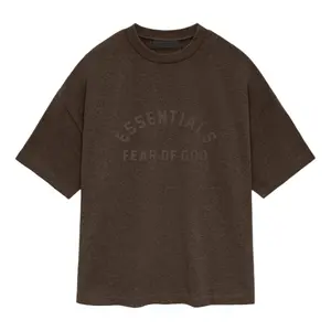 Fear of God Essentials SS24 Heavy T-shirt 'Heather Wood' 125SU242002F Fear of God Essentials SS24 Heavy T-shirt 'Heather Wood' 125SU242002F