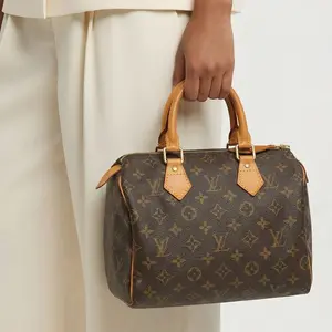 Pre-owned Louis Vuitton Canvas Tote Bags LOUIS VUITON Speedy 25 Monogram Top Handle Bag