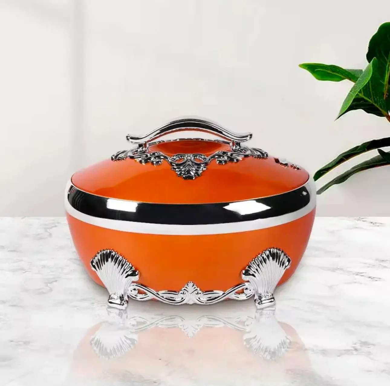 Elegant casserole food warmer