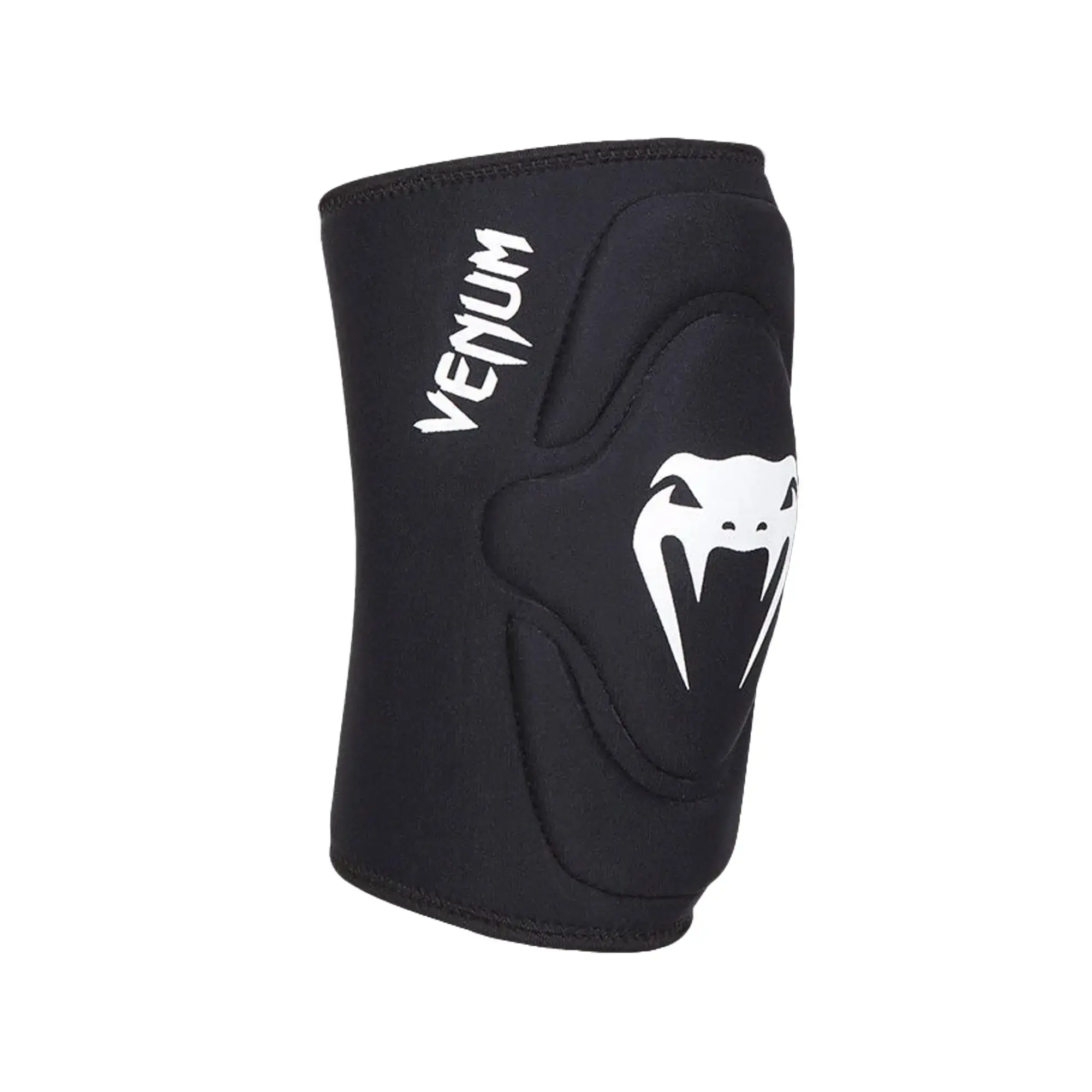 Venum Kontact Knee Pads - Pair, Black, Ventilation System, Gel Padding, Lightweight Fit, Shock Absorption for Fighters, Built-In Padding Protective Gear, Bjj/Mma Users, Shock Absorb.