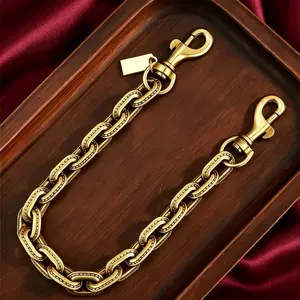 Vintage Metal Bag Chain - Gold/Silver Embossed Retro Accessory for Any Bag, Durable Premium Metal, 3 Styles, Stylish & Edgy Design