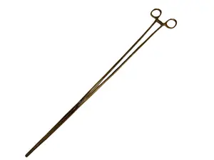 24" (60cm) Gold Hemostat Forceps
