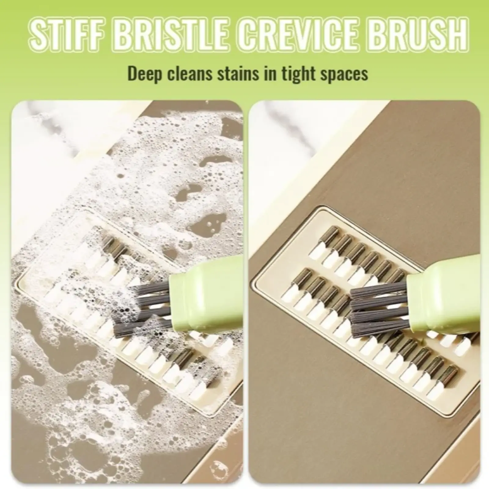 4 In 1 Knife Washing Brush Double-Sided Brush, Kitchen Utensils Chopsticks Forks Cleaning Brush Knife Grinding Tools, Multifunctional Kitchen Cleaning Brush For Tableware, Kitchen Tool Cleaning Brush