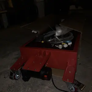 【GARVEE】Oil Drain Pan-20 Gallon and 15 Gallon Low Profile Options with Hand or Electric Pump, Includes 8ft Hose & Folding Handle, Perfect for Efficient Oil Draining in Cars, SUVs, and Trucks. Tools Portable