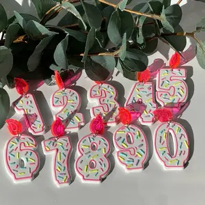 Birthday Candle Earrings - Must Select 2 Numbers for your Age