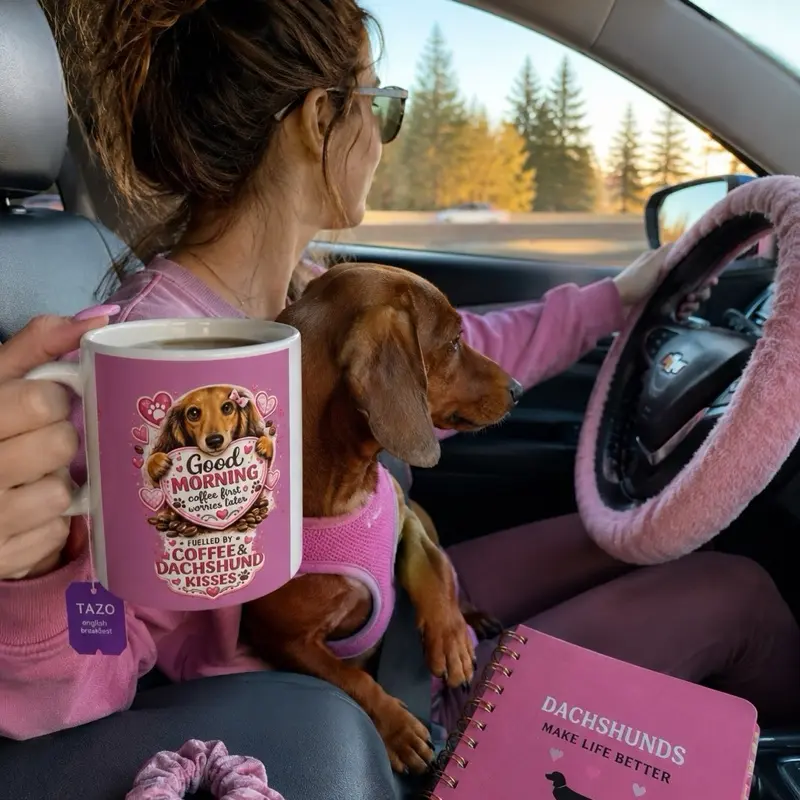 Good morning dachshund coffee cup Drink Drinkware Dachshund Mug