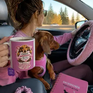 Good morning dachshund coffee cup Drink Drinkware Dachshund Mug