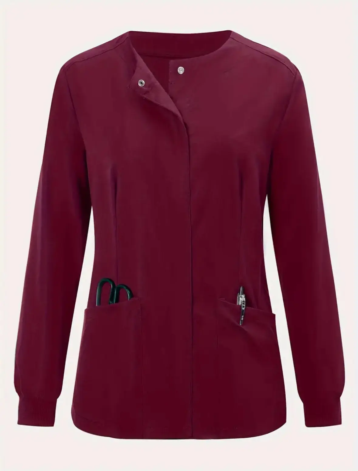 Long Sleeve Work Scrub Jacket