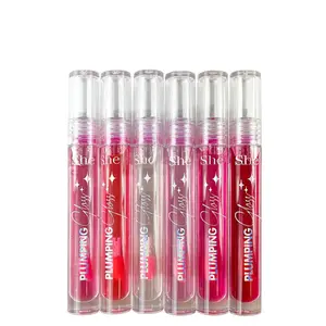 She Plumping Lip Gloss Long-lasting Hydrating Glossy Makeup Lip Plumper Moisturizing Cosmetic Lipstick Oil