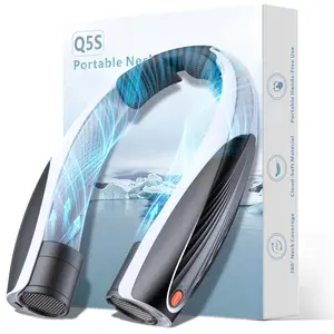 Kesguar Portable Neck Fan, 20H RunTime Cooling Fan, 6 Speeds 360° Airflow Personal Fan, Rechargeable Hands Free with 6000mAh Battery Wearable fan Gifts for Women Men Outdoor Travel Camping