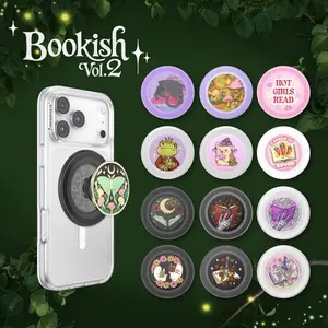 Bookish PopGrip for MagSafe - Magnetic Phone Grip and Phone Stand - PopSockets