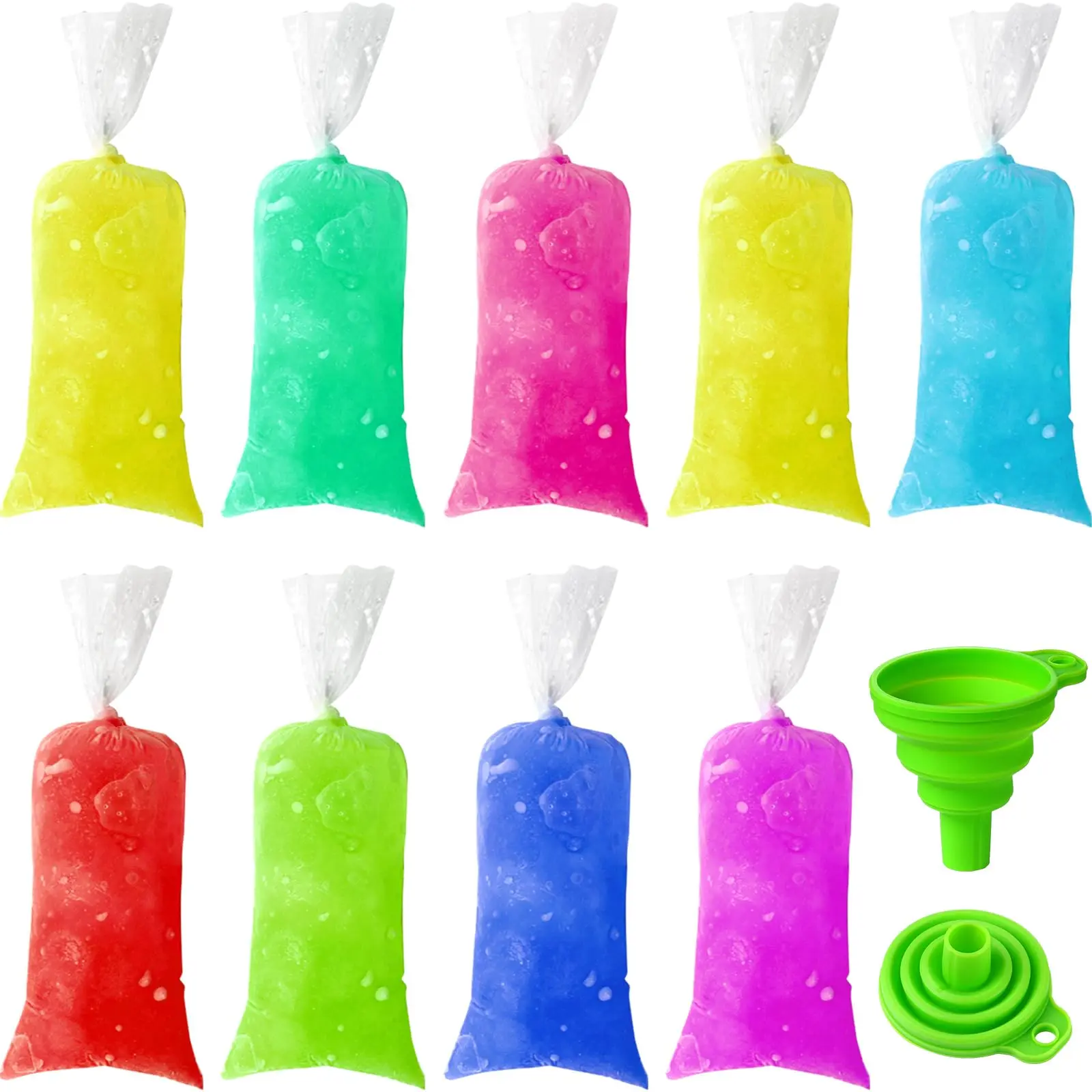 200 Pieces Ice Pop Bags 2 x 8 Inch Bolsitas Para Bolis De Hielo Mexicanas Bolis Bags Pouch for Making Candy, Freeze Pops