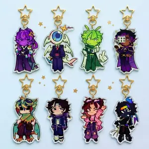 Unstable Universe MCYT Yt Translucent Acrylic Keychain, Acrylic Keychains Perfect For Bags, Keys, Or Gifts