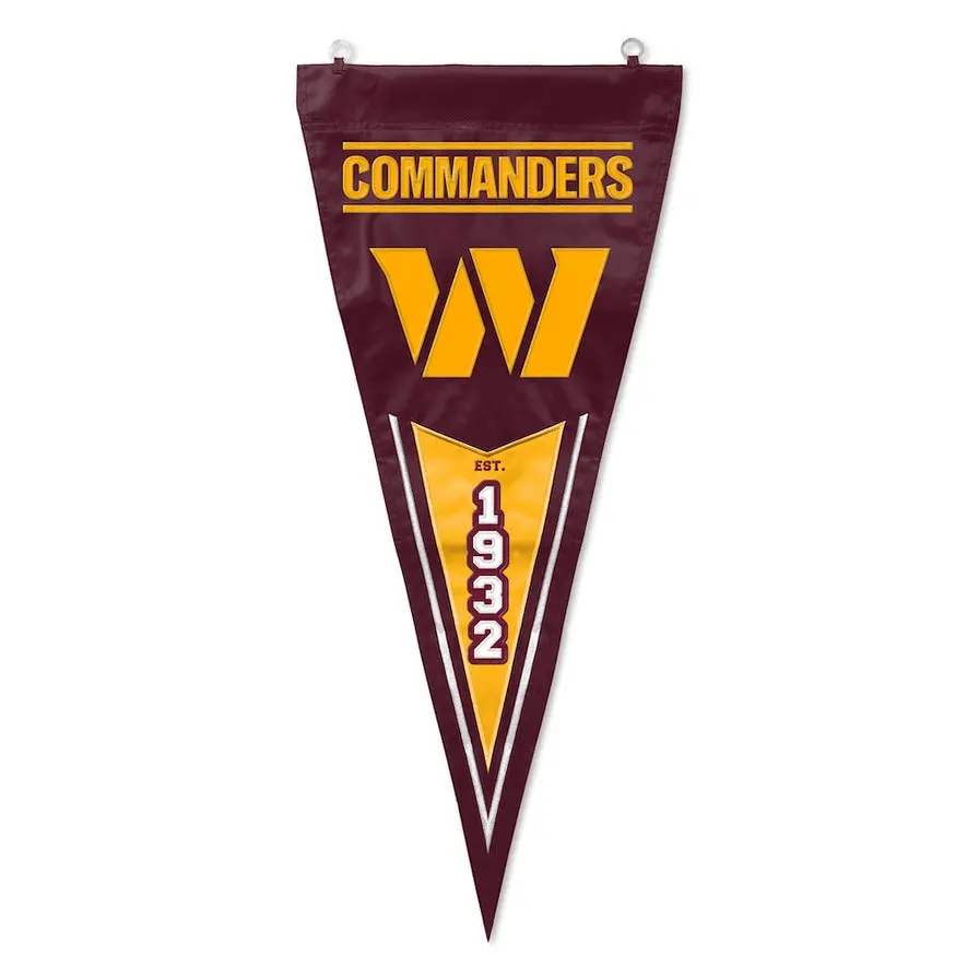 Washington Commanders Pennant, 34"x13"