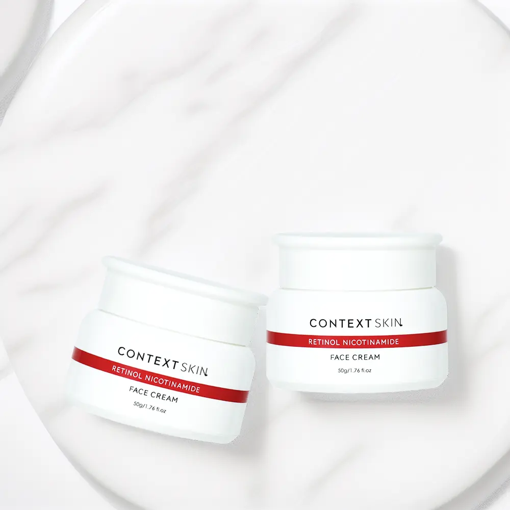 Context Skin Retinol Face Cream with Niacinamide - Anti-Aging Formula for Hydration, Wrinkle Reduction & Pore Minimization - 50g Moisturizer