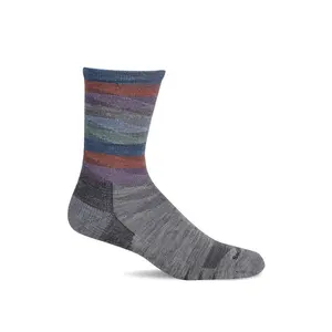 Sockwell Women’s Peaks | Moderate Graduated Compression Socks - Light Grey