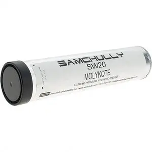 Samchully 14 oz Tube Lithium Extreme Pressure Grease Black, Extreme Pressure, Food Grade & High/Low Temperature, 350°F Max Temp, NLGIG 2, SW-20 GREASE