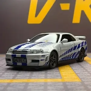 1:32 Alloy Car Model Cool Decor for Car Enthusiasts, Perfect Gift for New Year & Christmas, Ideal Home Decoration, Racing Car Model