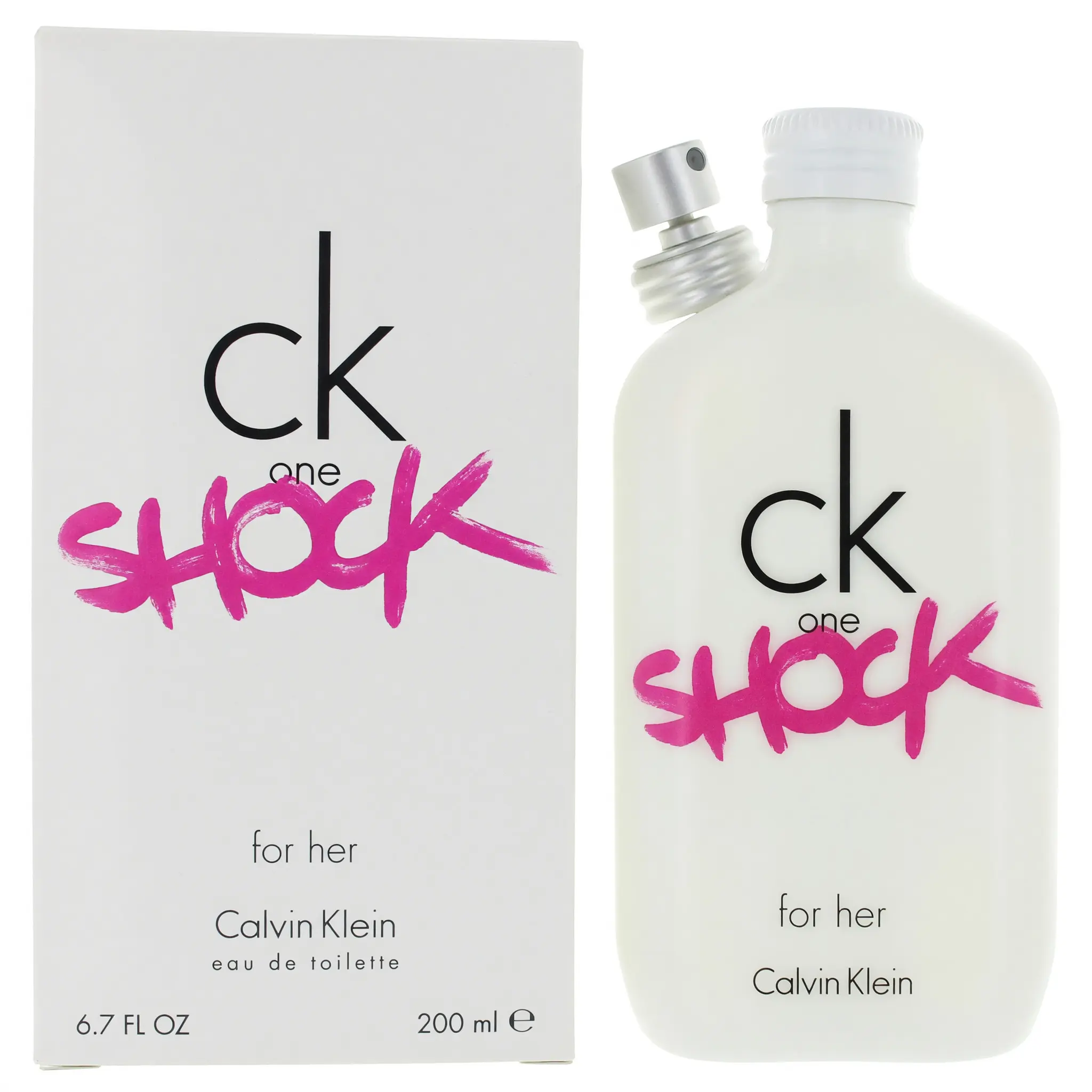 CK One Shock by Calvin Klein, 6.7 oz EDT Spray for Women