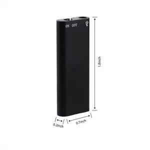 Ultra-Thin Tiny Mini Voice Recorder 4-32GB Digtal Professional Sound Activated Dictaphone Noise Reduce Record 8GB MP3 Player