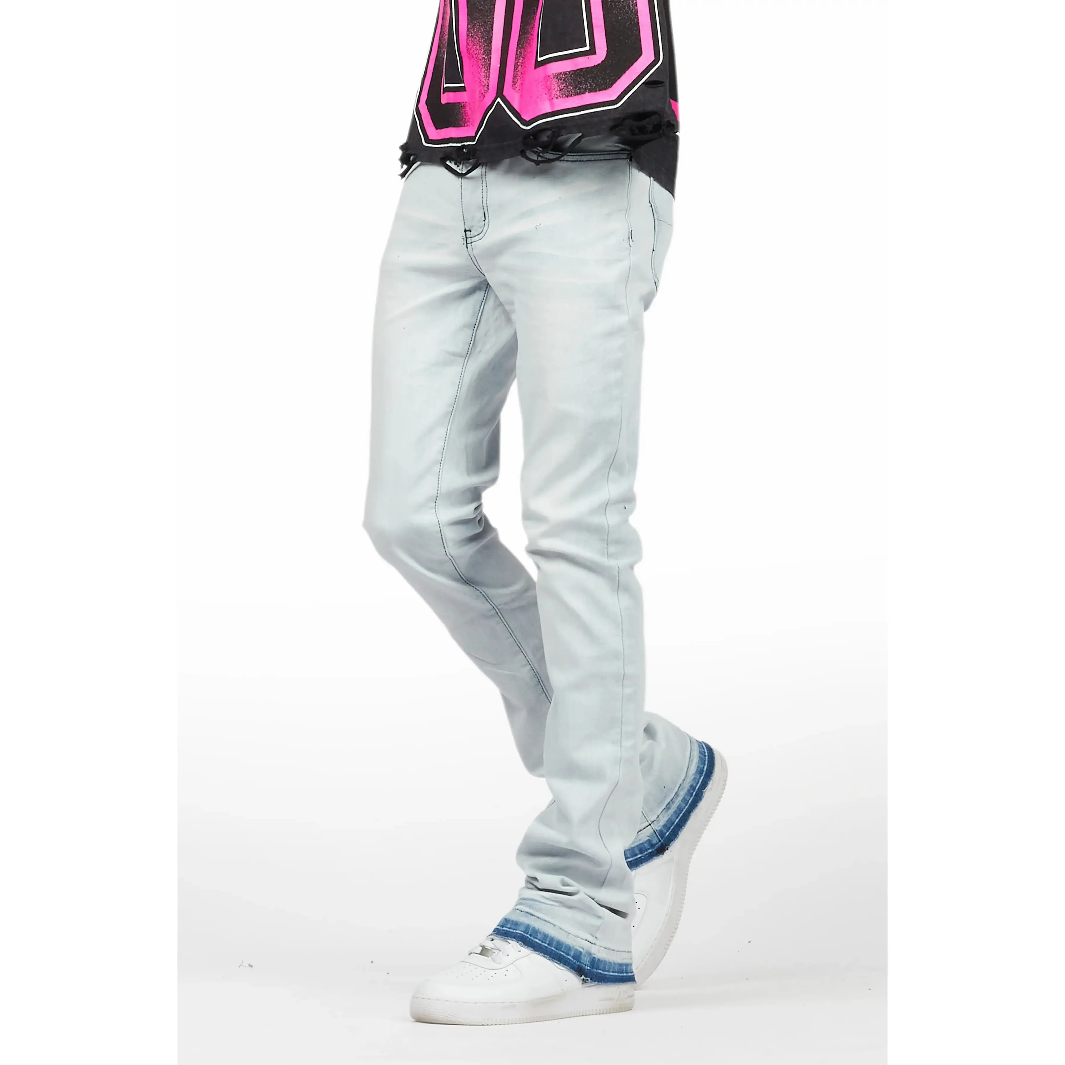 Dag Blue Stacked Flare Jean